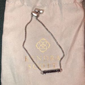 Kendra Scott gunmetal iridescent drusy bracelet